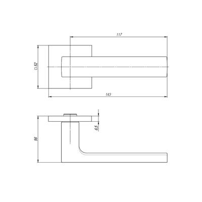 РУЧКА РАЗДЕЛЬНАЯ SKY USS WH-19 БЕЛЫЙ