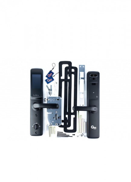 ЭЛЕКТРОННЫЙ ДВЕРНОЙ ЗАМОК GIMMEL F35 TUYA С РАСПОЗНАВАНИЕМ ЛИЦА